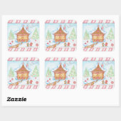 Huisje van peperkoek Sticker (Vel)