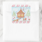 Huisje van peperkoek Sticker (Tas)