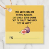 Huisje Zelfgemaakte Fig Jam Product Labels (Voorkant)