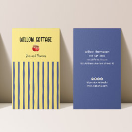 Huisje Zelfgemaakte Jam en conserven Visitekaartje