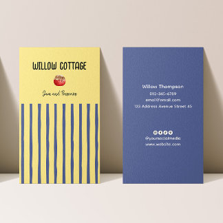 Huisje Zelfgemaakte Jam en conserven Visitekaartje