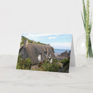 Huisjes bij Cadgwith Cornwall Foto Kaart