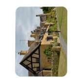 Huisjes in Broadway, Cotswolds rechthoekige magnee Magneet (Verticaal)