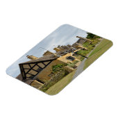 Huisjes in Broadway, Cotswolds rechthoekige magnee Magneet (Linkerzijde)