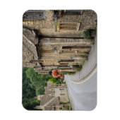 Huisjes in Castle Combe, UK rechthoekige magneet (Verticaal)