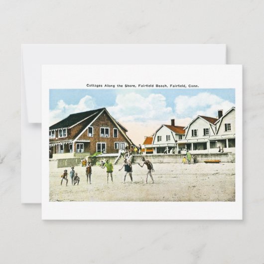 Huisjes langs de kust, Fairfield, Connecticut (Voorkant)