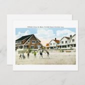 Huisjes langs de kust, Fairfield, Connecticut (Voorkant / Achterkant)