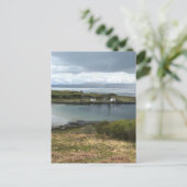 Huisjes op het eiland Jura. Schots Eiland Briefkaart (Staand voorkant)