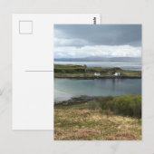 Huisjes op het eiland Jura. Schots Eiland Briefkaart (Voorkant / Achterkant)
