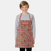 Huisjes van HOGWARTS™ Kerstkoek Patroon Schort (Gedragen)