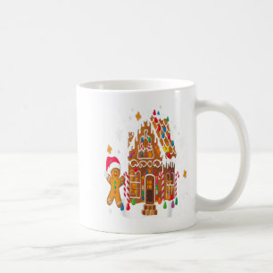 Huisjes van Peperkoek En Sneeuwvlokken Zoete Kerst Koffiemok