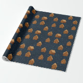 Huisjes van peperkoek Inpakpapier (Uitgerold)