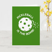 Huiskaart - PICKLEBALL IS FANTASTISCH! Kaart (Gele Bloem)