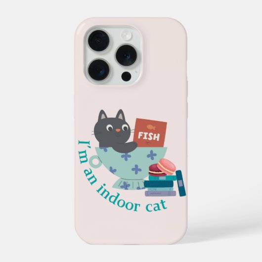 Huiskat iPhone Hoesje (Achterkant)