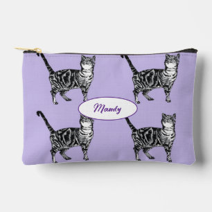 Huiskat Katten Paars Huisdier Meisjesnaam Schotse  Etui