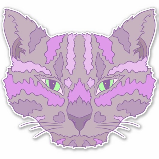 Huiskat Sticker (Voorkant)