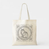 Huiskat Tabby Kat Tote Bag (Achterkant)