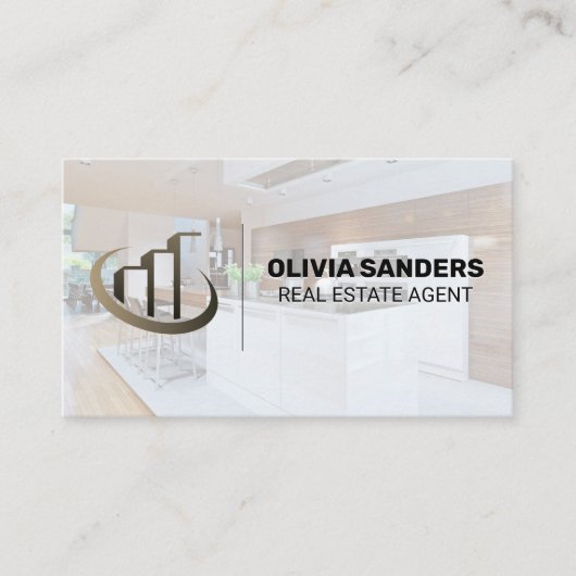 huiskeuken | Realtor Logo Visitekaartje (Voorkant)