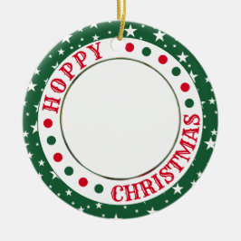  huiskonijn | Hoppy Christmas Foto Keramisch Ornament