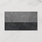 Huislogo | Leisteen Marmer Visitekaartje (Achterkant)