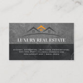 Huislogo | Leisteen Marmer Visitekaartje (Voorkant)