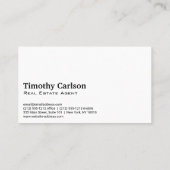 Huislogo | Makelaar Visitekaartje (Achterkant)