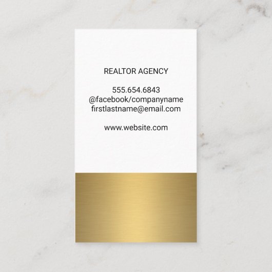 Huislogo | Modern interieur Visitekaartje (Achterkant)