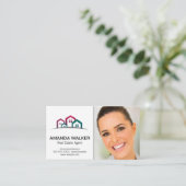 Huislogo | Realtor-afbeelding Visitekaartje (Staand voorkant)