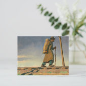 Huisloos Man, 1938, ingediend door Maynard Dixon Briefkaart (Staand voorkant)