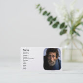 Huisloos Man zonder teugels Visitekaartje (Staand voorkant)