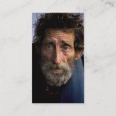 Huisloos Man zonder teugels Visitekaartje (Achterkant)