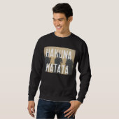 Huisloos sweater - HAKUNA MATATA (Voorkant volledig)