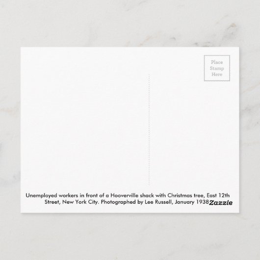 Huislozen en werklozen 1938 briefkaart (Achterkant)