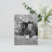 Huislozen en werklozen 1938 feestdagenkaart (Staand voorkant)