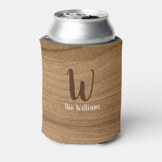 huismerknaam houtkorrels blikjeskoeler (Blikje Achterkant)