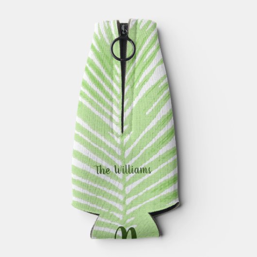 huismerknaam palmblad flesjeskoeler (Achterkant)