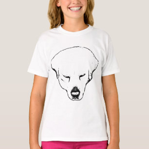 Huismonnik, ogen gesloten t-shirt