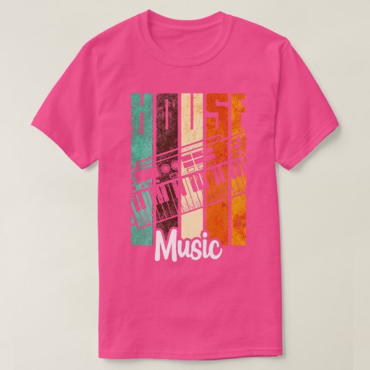 Huismuziek 12 t-shirt (Design voorkant)