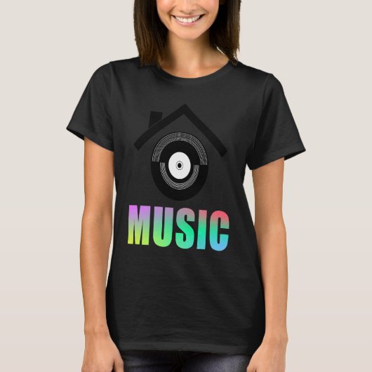 Huismuziek 5 t-shirt (Voorkant)