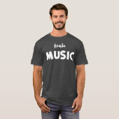 huismuziek t-shirt (Voorkant volledig)