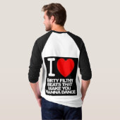 huismuziek t-shirt (Achterkant volledig)