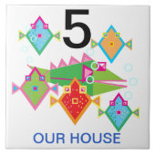 huisnummer tegeltje (Voorkant)