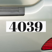 Huisnummers sticker voor brievenbus, Deurnummers (Op auto)