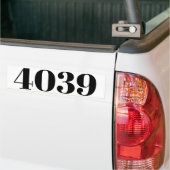 Huisnummers sticker voor brievenbus, Deurnummers (Op Truck)