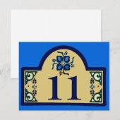 Huisnummers Wijzig Tekst  Briefkaart (Voorkant / Achterkant)