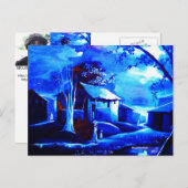 HUISOLIE OP CANVAS DOOR MOJISOLA A GBADAMOSI OKUBU BRIEFKAART (Voorkant / Achterkant)