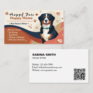 Huisoppas Bernese Mountain Dog Visitekaartje