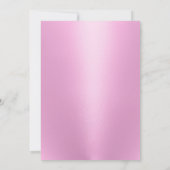 Huisopwarming Cocktail Party Moderne roze Kaart (Achterkant)