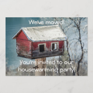 Huisopwarming Nieuwe startpunt/adres Funny Uitnodi Kaart