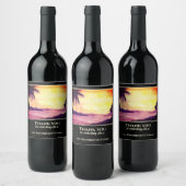 Huisopwarming Nieuwe Thuiszonsondergang in de Wate Wijn Etiket (Flessen)